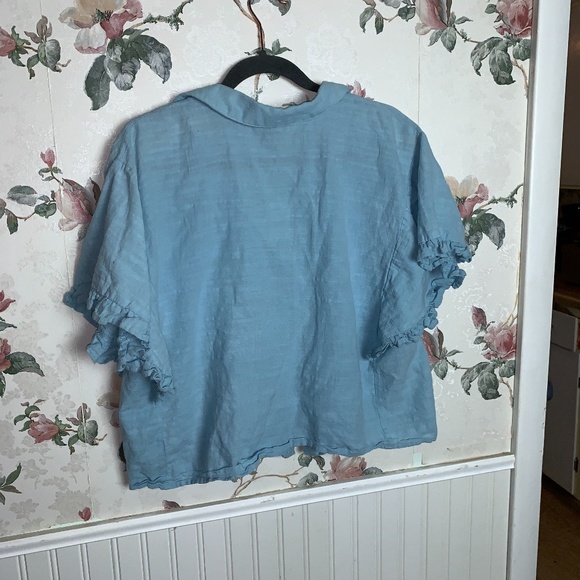 Universal Thread | Ruffle Sleeve Button-Down XL - Picture 7 of 10